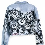 CHAQUETAS DENIM CROP OJOS